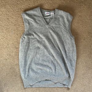 Wool sweater vest